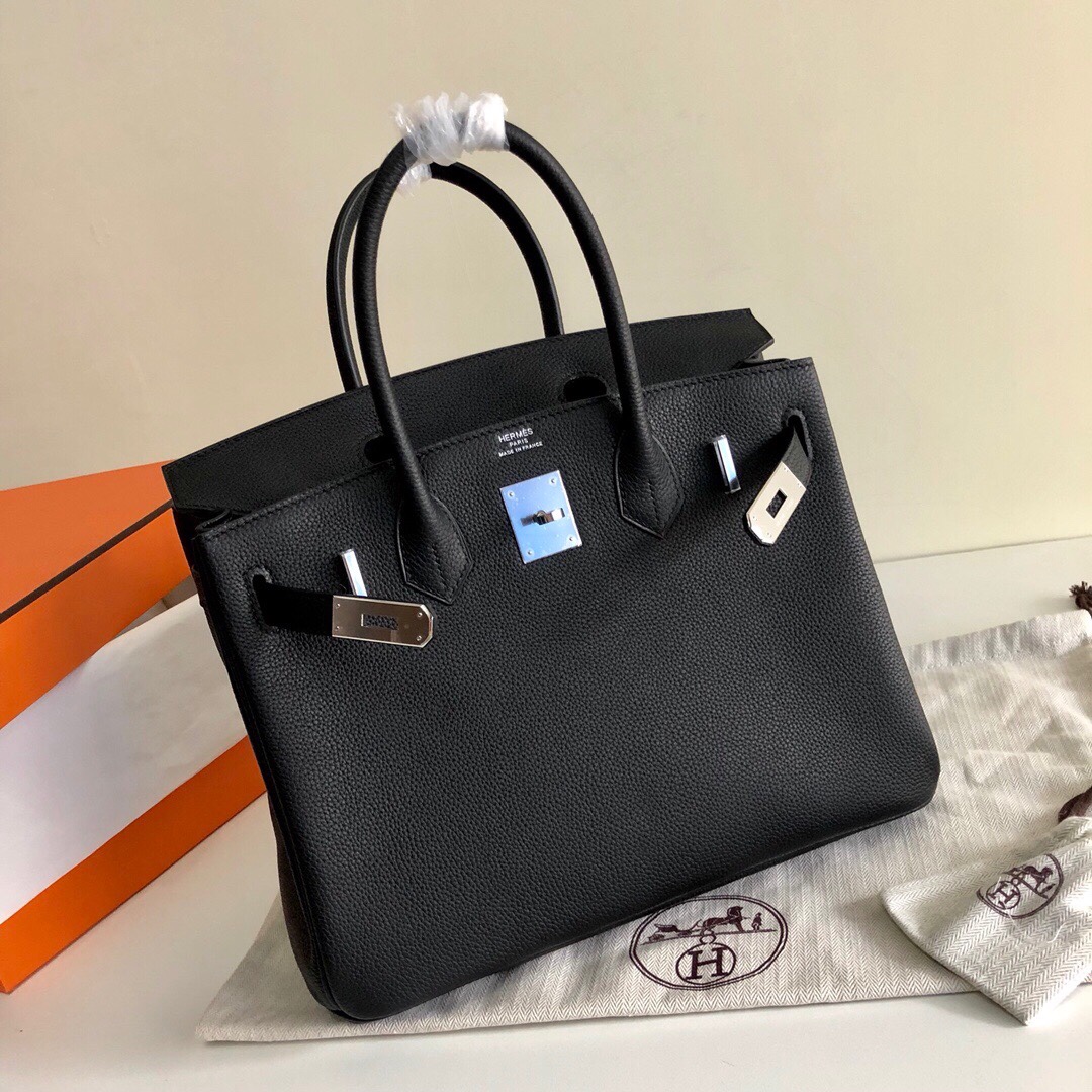 Hermes Birkin 35CM Togo Leather Handbag Black